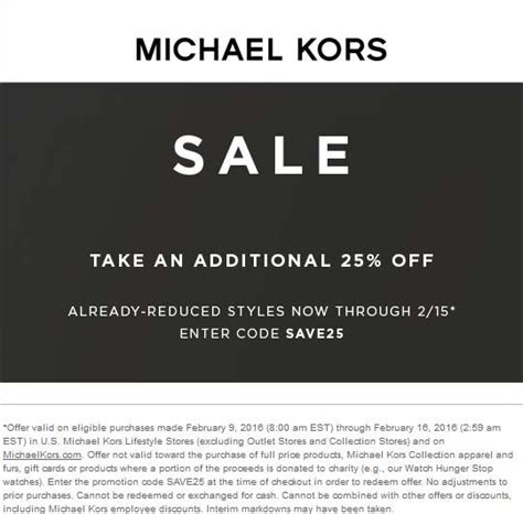 michael kors cupon code|Michael Kors promo code today.